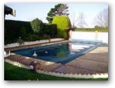 A standard outdoor swimming pool before the work begins  » Click to zoom ->