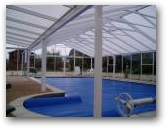 The pool enclosure is completed and now the pool is available for year round use  » Click to zoom ->